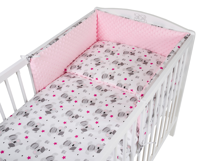 Tomi Povlečení K3 minky teddy růžový