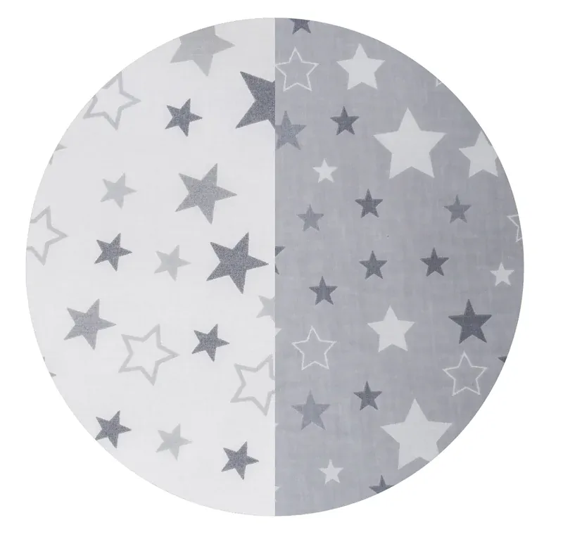 Tomi Růžek molitan tisk hvězdy šedá-bílá