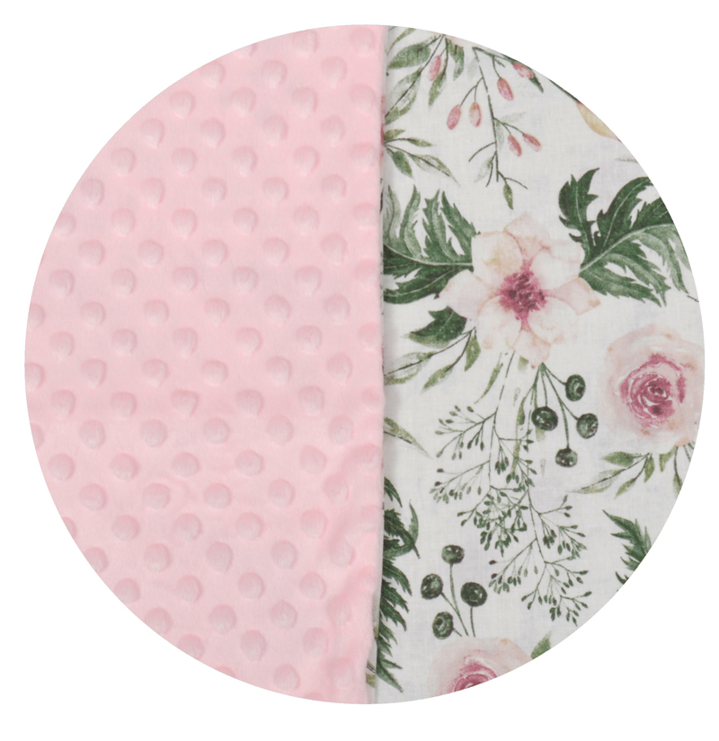 Tomi Peřinky minky VELKÉ růže růžové