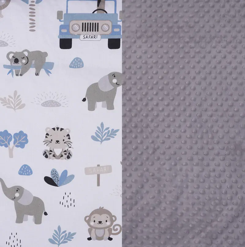 Tomi Růžek molitan minky safari modré