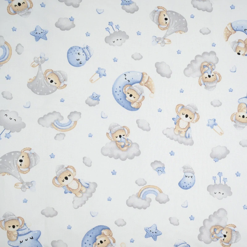 Tomi Růžek molitan tisk koala modrá