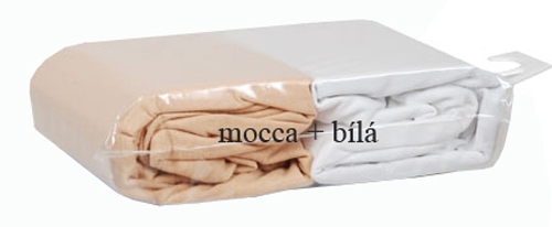 Tomi Prostěradlo jersey 2ks 120x60 bílá-tm. fialová