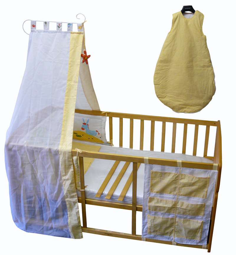 BAZAR Postýlka 140x70 s výbavou