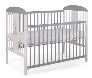 Tomi Postýlka 20. (XX.) Míša šedá/bílá se stah. bočnicí