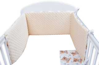 Tomi Mantinel (hnízdo) minky 180cm teddy béžový