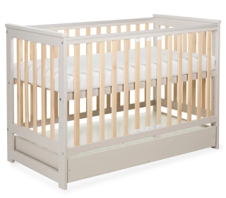 Tomi Postýlka 2. (II.) se zábranou a šuplíkem kašmír/buk